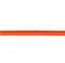 Paspelband - dreifarbig - orange/hellgrün/rot - 18 mm